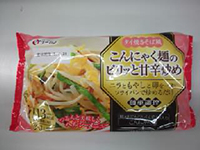 こんにゃく麺のピリッと甘辛炒め